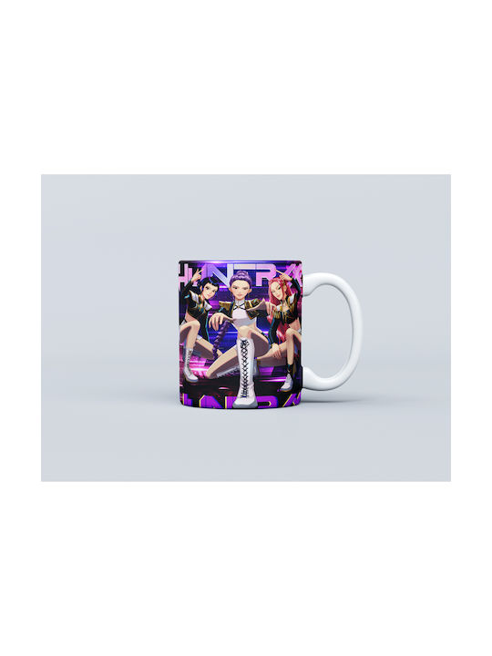 White Ceramic Mug 330ml K-pop Demon Hunter Dp5788