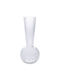 Transparent Glass Vase Tall Neck Φ14x33cm