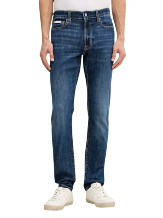 Men's Jeans Pants with Slim Fit Blue