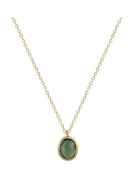 Papoulidis Jewellery Halskette aus Vergoldet Silber