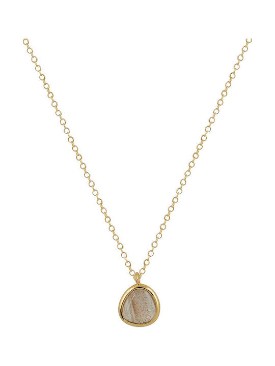 Papoulidis Jewellery Halskette aus Vergoldet Silber