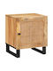 vidaXL Bedside Table Solid Mango Wood 40x33.5x46cm
