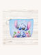 Stitch Kinder Geldbörse Münzfach Blau