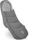 Bugaboo Sac de picioare pentru cărucior Impermeabil Gri cu căptușeală Fleece