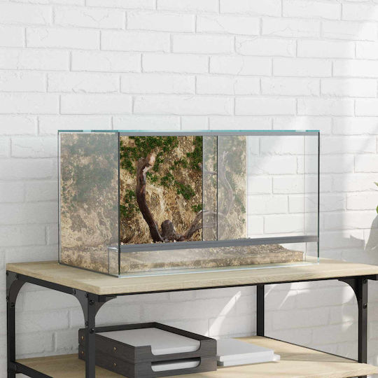 Vidaxl Habitats Reptiles Amphibians White 50 x 30 x 30 cm Glass