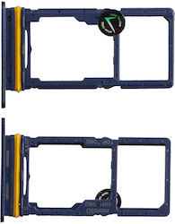 Samsung A17 5G A176 Dual SIM Card and Memory Holder Blue GH98-50471C Original Service Pack