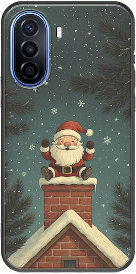 Chimney Santa Huawei Nova Y70 Black Tpu Μαύρη Σιλικόνη