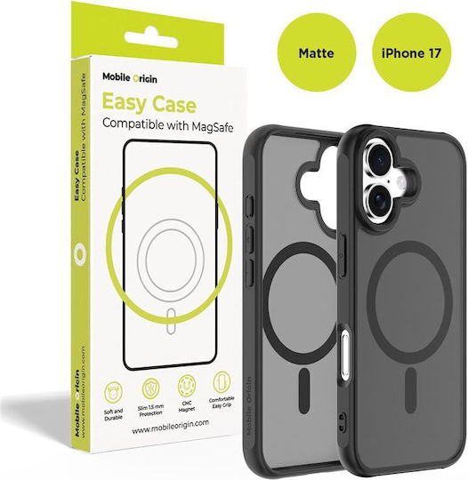 Mobile Origin Back Cover Σιλικόνης 1.5mm Μαύρο (iPhone 17)
