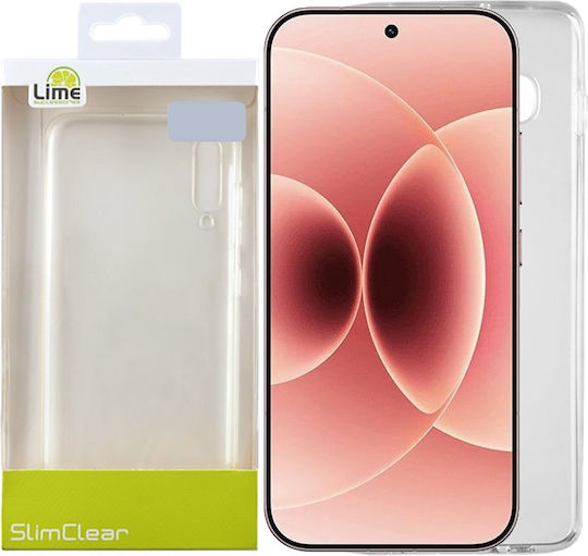 Lime Umschlag Rückseite Silikon Transparent (Xiaomi 17)