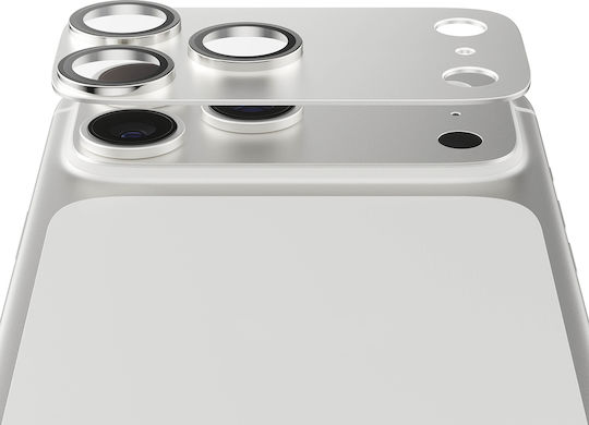 PanzerGlass Fender Protecție Cameră Cadru Metalic Argintiu pentru iPhone 17 Pro Max