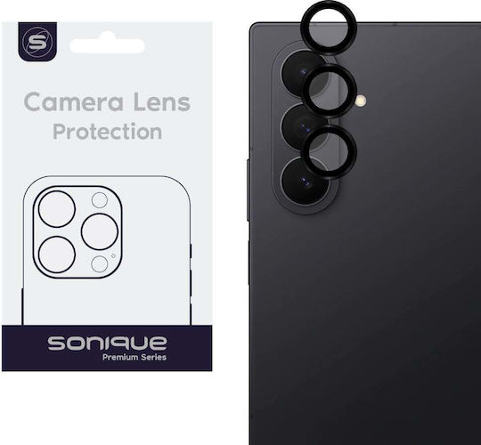 Sonique Lens Pro Προστασία Κάμερας Tempered Glass Μαύρο για το Samsung Galaxy Z Fold 7