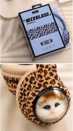Gjby CA-058 Fără fir Bluetooth Over Ear Căști Albastre
