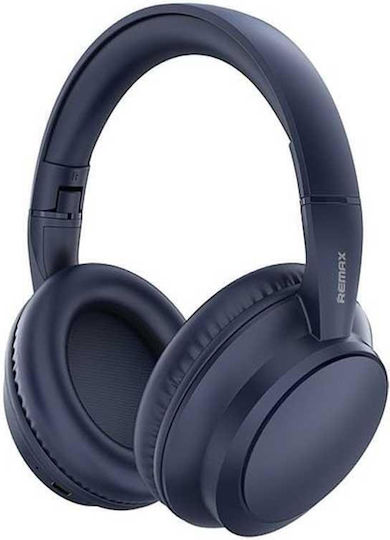 Remax Headphones Bluetooth Wireless Over Ear Headphones with 8 hours of Operation Blue