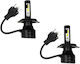 Rchang Car Lamps H4 Canbus LED 6000K Cold White 12-24V 30W 2 Pieces