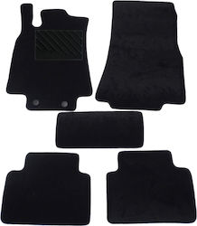 Covoare Auto Covor Calitate Economică Negre Mercedes A-Class Model W169 5 Bucăți