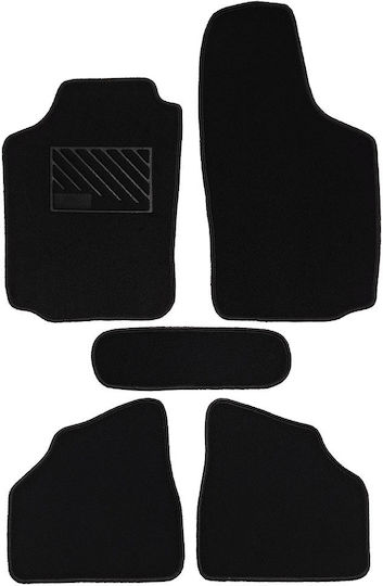 Σετ Μπροστινά και Πίσω Πατάκια 5τμχ για Opel Corsa 2000-2006 Μαύρα
