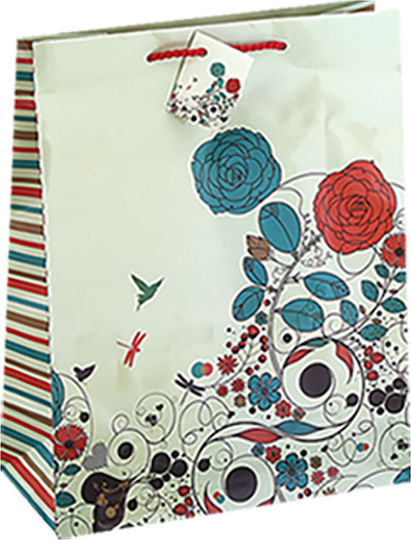 Justnote Papier Geschenkverpackung für Geschenk 17x8x23cm 12 Stück Verschiedene Designs oder Farben