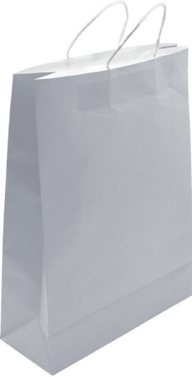 Metron Paper Bag for Gift Silver 31x12x42cm.