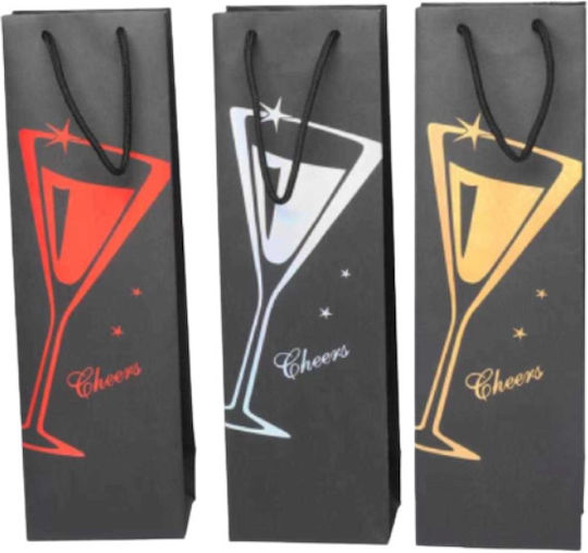 Cheers Paper Bottle Case 10 Pieces (Miscellaneous Designs/Colours)