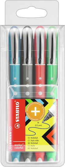 Stabilo Stabilo Στυλό Rollerball 4τμχ