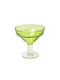 Espiel Impilabile Eisschüssel Rund Glas Green mit Durchmesser 13cm