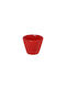Espiel Servierschüssel Rund aus Porzellan Red mit Durchmesser 6cm