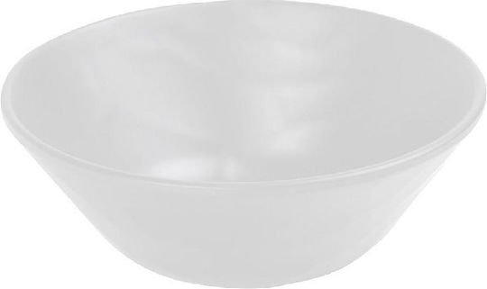 Espiel Wavy Matte Eisschüssel Rund aus Melamin White mit Durchmesser 15cm