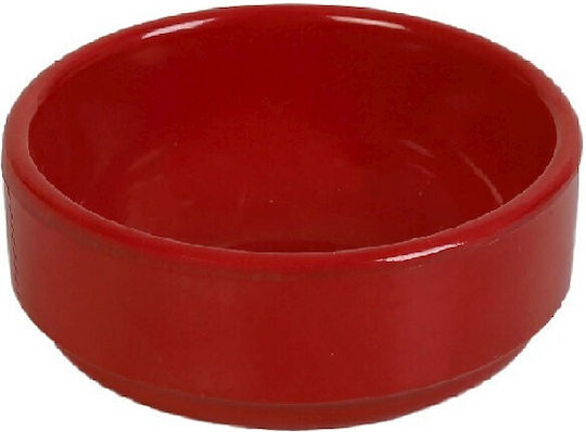 Espiel Dip-Schüssel Rund aus Melamin Red mit Durchmesser 8cm
