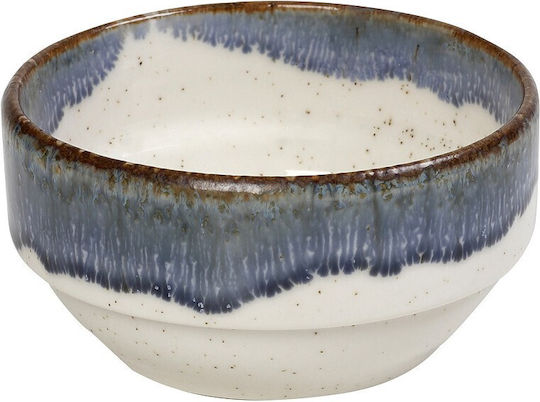 Espiel Essentials Serving Bowl Round Ceramic Blue with Diameter 14cm