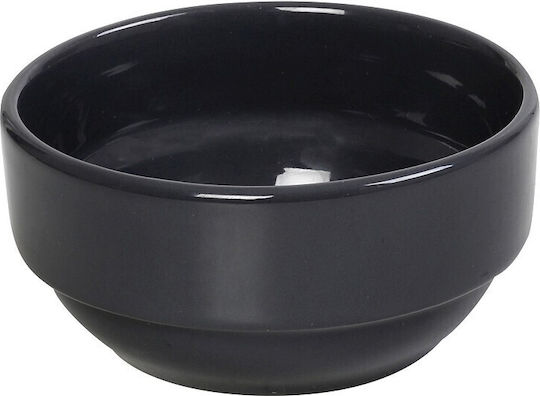 Espiel Essentials Serving Bowl Round Ceramic Anthracite with Diameter 14cm