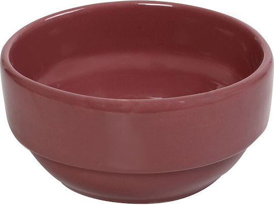 Espiel Essentials Serving Bowl Round Ceramic Pomegranate with Diameter 14cm