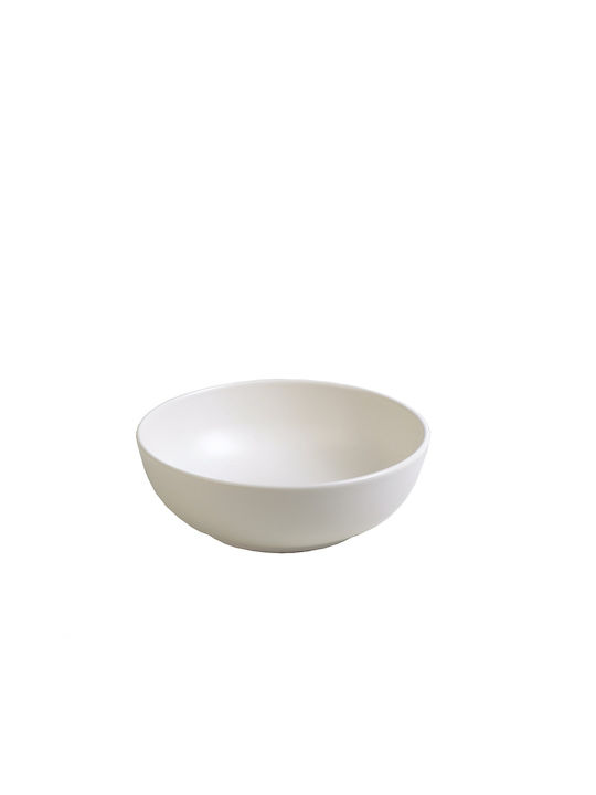 Espiel Terra Matt Serving Bowl Round made of Porcelain Terra with Diameter 19cm