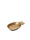Espiel Pineapple Serving Bowl Round Plastic Gold with Diameter 14cm 6pcs
