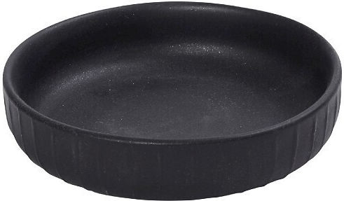 Espiel Gobi Serving Bowl Round Ceramic Gobi Black Sand with Diameter 11.5cm