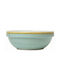 GTSA Ciel Cereal Serving Bowl Round made of Porcelain Green with Diameter 14cm