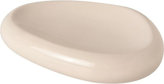 GTSA Dip Serving Bowl Round made of Porcelain Beige with Diameter 14cm