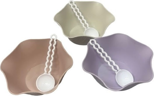 HOMie Serving Bowl Round Plastic Silver