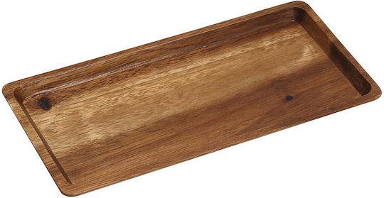 Espiel Дърво Поднос за сервиране в Кафяв Цвят 12.5x21x2см BAG106 1бр