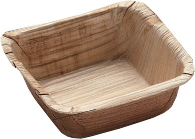 Ready Square Serving Tray with Handles in Brown Color 811 1pcs