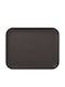 GTSA Kunststoff Rechteckig Serviertablett in Schwarz Farbe 35x27cm 73-25351 1Stück