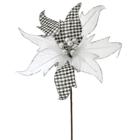 Iliadis Crăciun Decorativ Crăciuniță Lungime 50cm. Alexandru Bicolor Negru