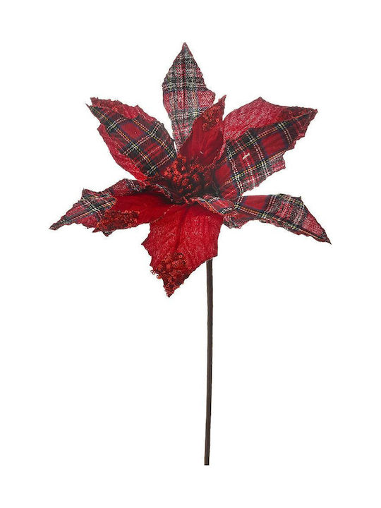 Iliadis Christmas Decorative Alexandrian 30cm Poinsettia 6pcs