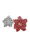 XMASfest Christmas Fabric Decorative Flower 23cm