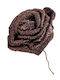 Espiel Weihnachtsdekoration Kunststoff Blume Länge 7cm. Rose Rosen 2Stück