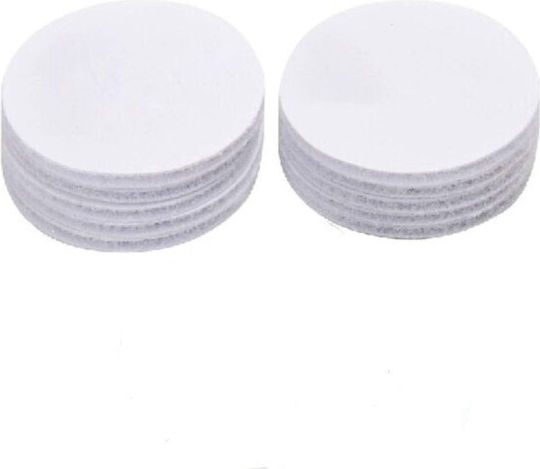 Fabi Klettverschluss-Band Runde Weiß Set 20Stücke 20mm Selbstklebend 130677 Fabi Klettverschluss-Band Runde Weiß Set 20Stücke 20mm Selbstklebend 130677