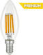 Vivalux Λάμπα LED 7W για Ντουί E14 Θερμό Λευκό 960lm