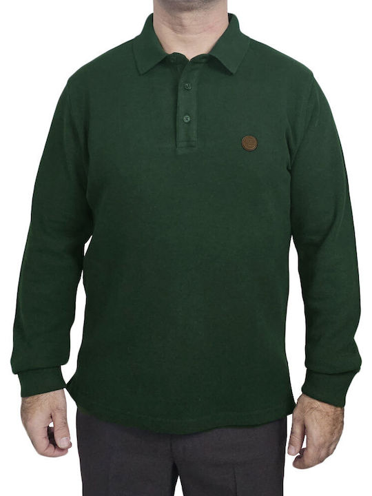Side Effect Polo Langarmbluse Grün