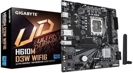 Gigabyte H610M D3W WIFI6 rev. 1.0 Placă de bază Micro ATX cu Intel 1700 Socket