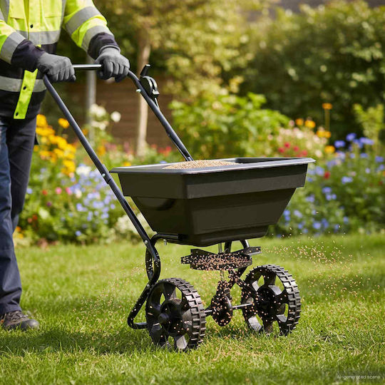 vidaXL 42019626 Wheeled Seed/Fertilizer Distributor