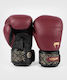 Venum Boxhandschuhe Leder für Kampf Rot